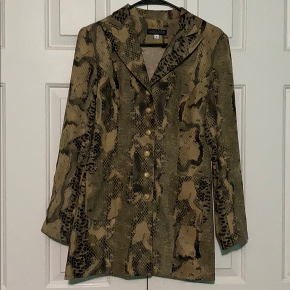 Fabulous Python Print Jacket - Picture 1 of 5